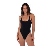 Black Hurley Mainline Swimsuit Schwarz S Frau