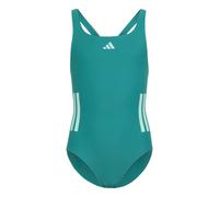 Badeanzug für Mädchen, einteilige Rückenpartie adidas 3-Stripes Vert 9/10 Jahre