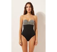 Badeanzug Golden Stripes Gelb M