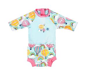 Badeanzug Happy Nappy UV-Anzug 3/4-Ärmel Up & Away L (6-14 Monate)