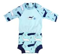 Badeanzug Happy Nappy UV-Anzug 3/4-Ärmel Wale L (6-14 Monate)