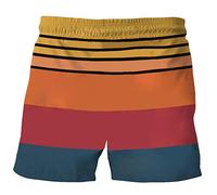 Badeanzug Herren String 3XL Surf Strandshorts Badehose Sommer Shorts Schwimmhose Swimming Shorts XXL Schnelltrocknend Hawaii Swimming Badeshorts Bademode