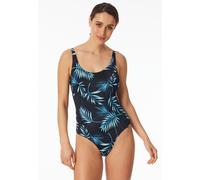 Badeanzug Jersey Palmen multicolor - Aqua 36