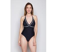 Badeanzug JOOP "Brismar Beach", Damen, Gr. 40, N-Gr, schwarz beauty aop, Obermaterial: 83% Polyamid, 17% Elasthan, Badeanzüge Badeanzug (36121103-40) schwarz beauty aop