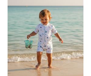 Badeanzug kurzarm Ocean Treasures - 62/68