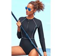 LASCANA ACTIVE Badeanzug Damen schwarz Gr.38