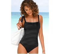 LASCANA Badeanzug Damen schwarz-weiß Gr.40 Cup C