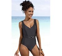 LASCANA - LASCANA Badeanzug anthracite - Gr. - 36C