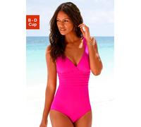 LASCANA Badeanzug, mit toller Rückenlösung 38, Cup C rosa Damen Black White Trends Damenbademode Badeanzug 38, Cup C pink