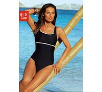LASCANA Badeanzug Damen schwarz Gr.50 Cup D