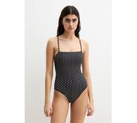 Badeanzug MARC O'POLO "Palm Geo Print", Damen, Gr. M (40), N-Gr, schwarz geo print, Obermaterial: 84% Polyamid, 16% Elasthan, Badeanzüge Badeanzug (90759665-M) schwarz geo print