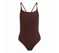Iconisea Ribbed Padded Badeanzug, dünne Träger Aurora Coffee 48