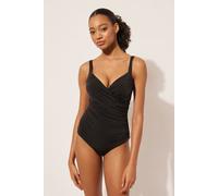 Badeanzug Mit Shaping-effekt Und Leicht Wattierten Cups Indonesia Schwarz L