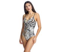 Badeanzug mit V-Ausschnitt W240176 Frau EU 90D / UK 40D