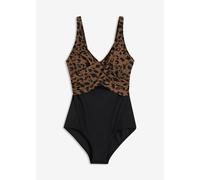 Badeanzug mit Wickeloptik 40