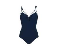 Badeanzug NACHTBLAU/WEISS 38B