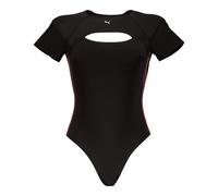 Badeanzug PUMA, Damen, Gr. XS, N-Gr, schwarz, Obermaterial: 80% Polyamid, 20% Elasthan, unifarben, Badeanzüge Badeanzug, mit coolem Cut-out (37988563-XS) schwarz