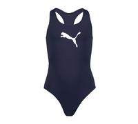 Badeanzug PUMA "PUMA SWIM GIRLS RACERBACK SWIMSUIT", Kinder, Gr. 116, N-Gr, navy, Obermaterial: 80% Polyamid, 20% Elasthan, Badeanzüge Badeanzug, Racerback-Passform (98739331-116) navy