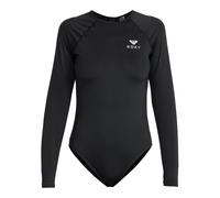 Badeanzug ROXY "Essentials", Damen, Gr. M, Cup 0, grau (anthrazit), Recycling-Polyester, Badeanzüge Badeanzug (15395264-M) anthrazit