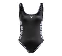Badeanzug ROXY "Mineral", Damen, Gr. XXL, anthrazit morockin vibes swim, Recycling-Polyester, Badeanzüge Badeanzug (31854404-XXL)