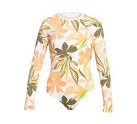 Badeanzug ROXY "Onesie", Damen, Gr. XL, Cup 0, weiß (hellweiß subtly salty flat), 87% Nylon, 13% Elasthan, Badeanzüge Badeanzug (55859538-XL)