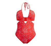 Badeanzug ROXY "Pt Beach Classics", Damen, Gr. XS, poppy rot dancing ditsy swim, Recycling-Polyester, Badeanzüge (23473261-XS) poppy rot dancing ditsy swim