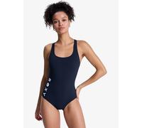 Badeanzug ROXY "ROXY ACTIVE SD BASIC ONE PIECE", Damen, Gr. S (36), N-Gr, blau (anthrazit), Elasthan, Polyamid, unifarben, Badeanzüge Badeanzug, sportlich, schnell trocknend, elastisch, chlorresistent