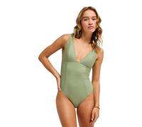 Badeanzug ROXY "Roxy Love One-Piece", Damen, Gr. S, oil grün, Obermaterial: 91% Nylon, 9% Elasthan;, Badeanzüge Badeanzug (42801413-S) oil grün