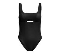 Badeanzug ROXY "Roxy Pro The Double Line", Damen, Gr. S, grau (anthrazit), Obermaterial: 92% Nylon, 8% Elasthan;, Badeanzüge Badeanzug (29608035-S)