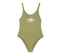 Badeanzug ROXY "Solid Active", Damen, Gr. 8(125-130cm), oil grün, Recycling-Polyester, Badeanzüge Badeanzug (26135922-8)