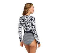 Badeanzug ROXY "Summer Surf", Damen, Gr. L, anthrazit the moe, Polyester, Badeanzüge Badeanzug (85859901-L) anthrazit the moe