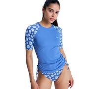 Badeanzug ROXY "The Classic Lycra", Damen, Gr. L, dutch blau flower soul small, Polyester, Badeanzüge Badeanzug (49695722-L) dutch blau flower soul small