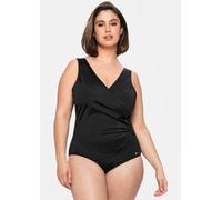 Badeanzug SHEEGO, Damen, Gr. 44, Cup E, schwarz, Elasthan, Polyamid, Badeanzüge Badeanzug (23878867-44) schwarz