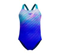 Badeanzug SPEEDO "für Mädchen", Kinder, Gr. 164 (158), N-Gr, blu, pnk, Obermaterial: 100% Polyester, Badeanzüge Badeanzug, schnell trocknend (84378965-164) blu, pnk