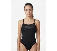 Badeanzug SPEEDO Gr. 42, blk, Badeanzüge, 42, N-Gr, Obermaterial: 100% Polyester, Badeanzug (91305801-42) blk
