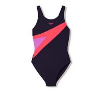 Badeanzug SPEEDO "HYPERBOOM BUTTERFLY BACK 1PC BLK/PNK", Kinder, Gr. 12 (146/152), N-Gr, schwarz (blk, pnk), Obermaterial: 100% Polyester, Badeanzüge Badeanzug (91709331-12) blk, pnk
