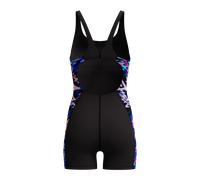 Badeanzug SPEEDO "HYPERBOOM SPLC MSBK LEGSUIT BLK/PNK", Damen, Gr. 46, N-Gr, schwarz (blk, pnk), Obermaterial: 100% Polyester, Badeanzüge Badeanzug (86187865-46) blk, pnk
