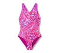 Badeanzug SPEEDO "PRINT SPLASHBACK PNK/PUR", Mädchen, Gr. 176 (170), N-Gr, pnk, pur, Obermaterial: 100% Polyester, Badeanzüge Badeanzug (79012923-176) pnk, pur