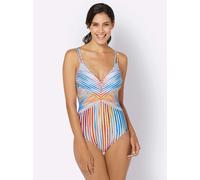 Badeanzug SUNFLAIR, Damen, Gr. 44, Cup C, bunt (bunt, gestreift), Elasthan, Polyamid, Badeanzüge Badeanzug (26458828-44) bunt, gestreift