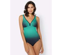 Badeanzug SUNMARIN, Damen, Gr. 48, Cup C, bunt (marine, mint, bedruckt), Polyamid, Badeanzüge Badeanzug (51684646-48) marine, mint, bedruckt