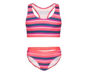 Badeanzug TROLLKIDS "GIRLS KVALVIKA BIKINI", Mädchen, Gr. 116, N-Gr, bright pink, watermelon, Obermaterial: 92% Polyester, 8% Elasthan, Badeanzüge Badeanzug, für Kinder und Jugendliche, sportlicher St