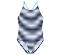 Badeanzug Wirkware recycelt LSF40+ Streifen white&stripes - Aqua 116