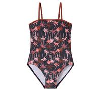 Badeanzug Wirkware recycelt LSF40+ Palmen multicolor - Aqua 140