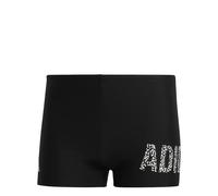 Badeboxer adidas Wording Schwarz M