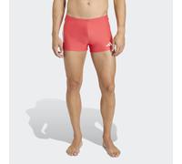 Badehose ADIDAS PERFORMANCE "3-STREIFEN 2-INCH BOXER", Herren, Gr. 4, N-Gr, semi lucid rot, weiß, Obermaterial: 78% Polyamid, 22% Elasthan, Badehosen Badehose (25127054-4) semi lucid rot, weiß