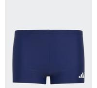 3-STREIFEN KIDS BOXER-BADEHOSE Dark Blue / White 152