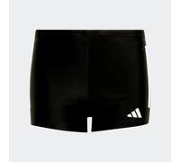 Badehose ADIDAS PERFORMANCE "3-STREIFEN KIDS BOXER", Jungen, Gr. 92, N-Gr, schwarz-weiß (schwarz, weiß), Obermaterial: 78% Polyamid, 22% Elasthan, Badehosen Badehose, für Kinder entwickelt (59405451-9