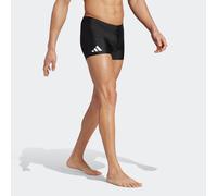 Badehose ADIDAS PERFORMANCE "SOLID BOXER-", Herren, Gr. 6M, N-Gr, schwarz-weiß (schwarz, weiß), Obermaterial: 78% Polyamid, 22% Elasthan, Badehosen Badehose (71244145-6) schwarz, weiß
