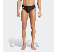 adidas Men's Solid Swim Trunks, Black/White, L