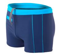 Badehose AQUARTI "Badehose Aquarti Herren Badehose Kurz mit Kontrastpaspel", Damen, Gr. 3XL, N-Gr, blau (010 dunkelblau, blau), Obermaterial: 80% Polyamid PA. 20% Elasthan EL., Badehosen Badehose (773